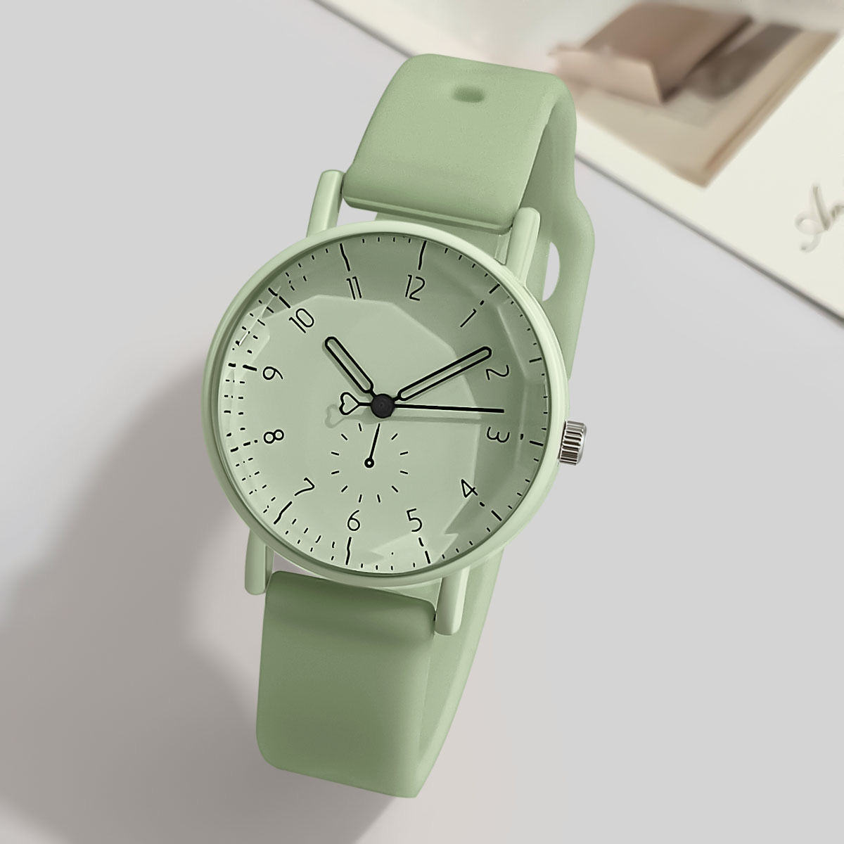 Silicone Band Women - أزياء العربية الهاتفي المرأة كوارتز ساعة