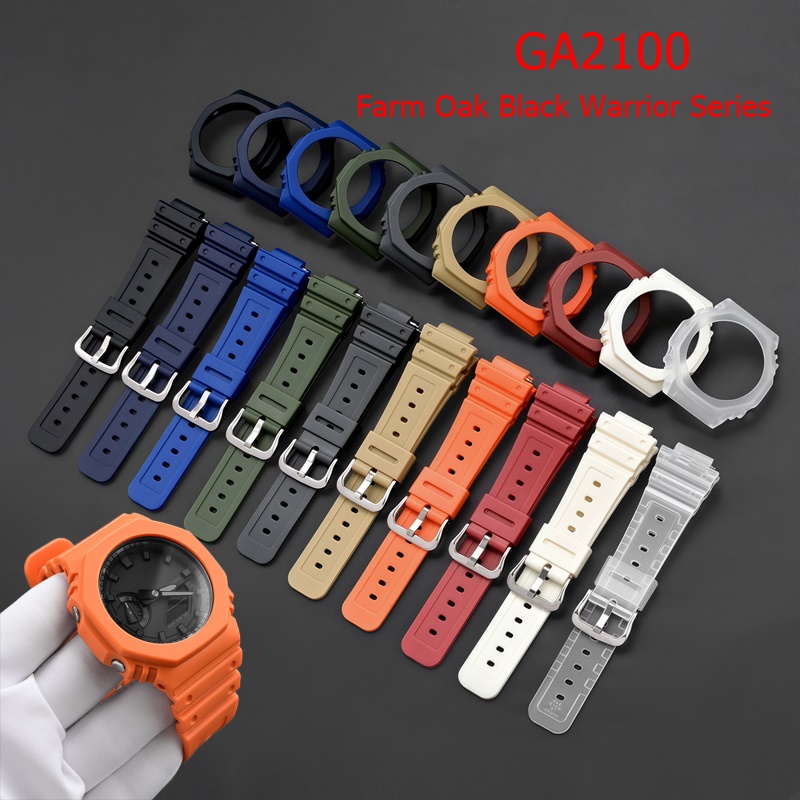 Casio Watch G-Shock Ga-2100 - حزام من الراتنج لساعة كاسيو فارم