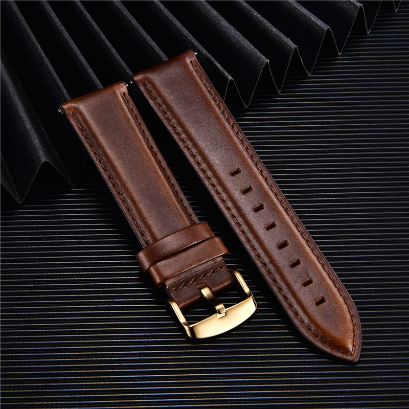 Leather Strap Quick Release - عالية الجودة جلد طبيعي حزام ساعة