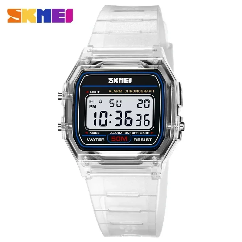 Rubber Strap Diver - SKMEI 2056 شفافة بولي TPU حزام