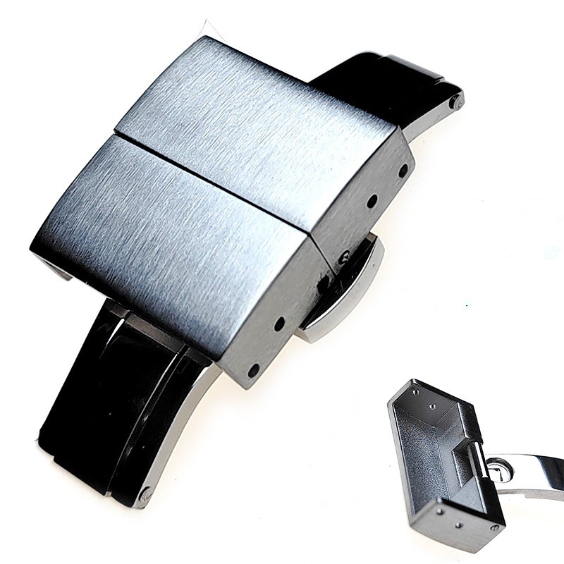 Butterfly Clasp Deployant - إبزيم ساعة من الفولاذ المقاوم للصدأ