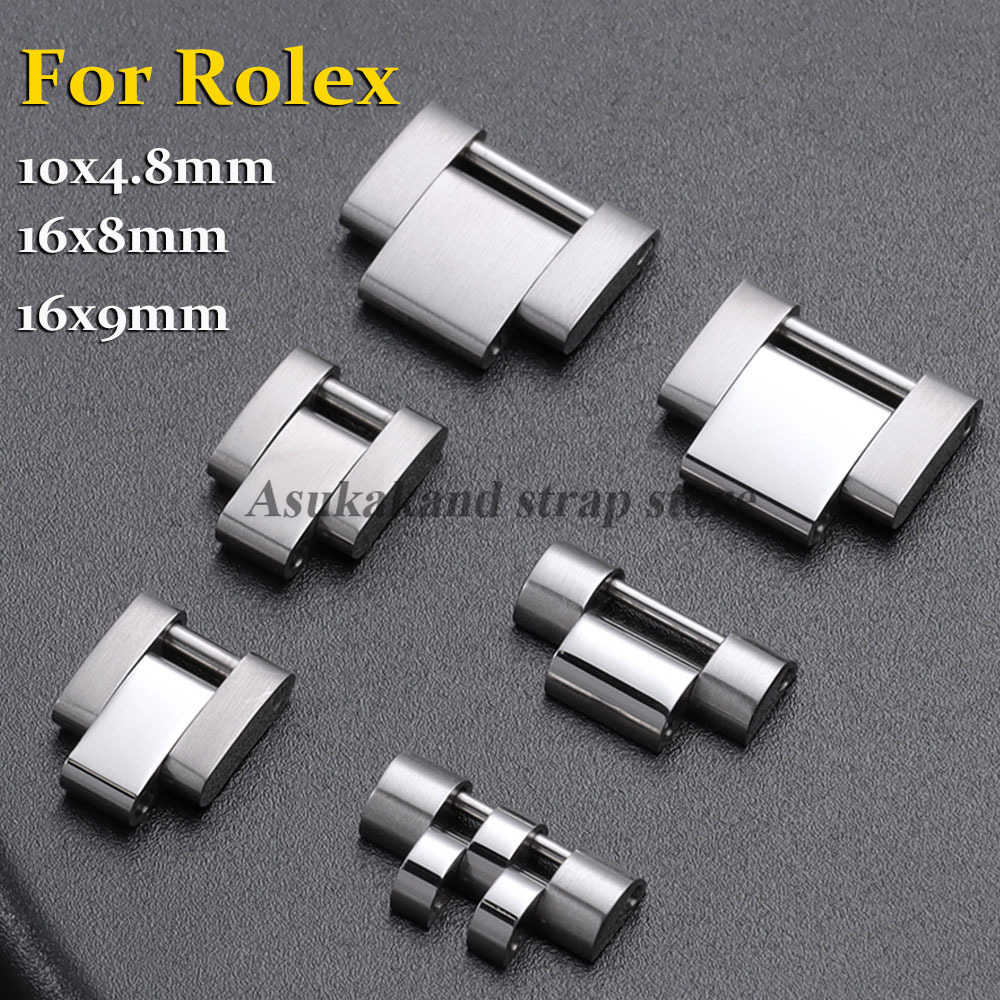 Rolex Watch Submariner - وصلات معدنية مقاس 16×8 مم/16×9 مم/10×4.8