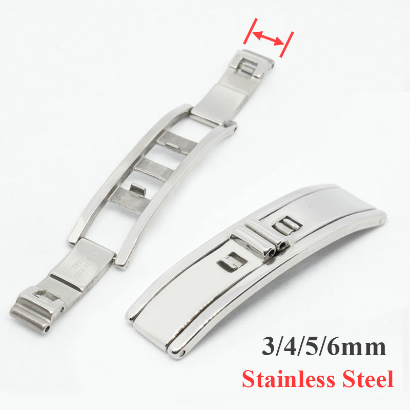 Butterfly Clasp Deployant - إبزيم ساعة فراشة ، فولاذ مقاوم
