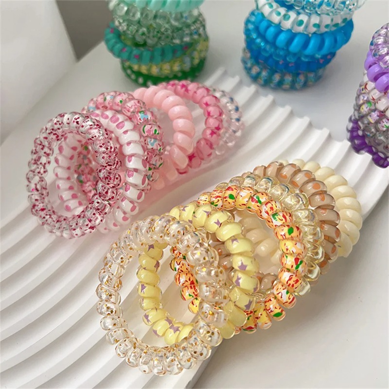 Silicone Band Women - 6 قطع من ربطات الشعر المرنة
