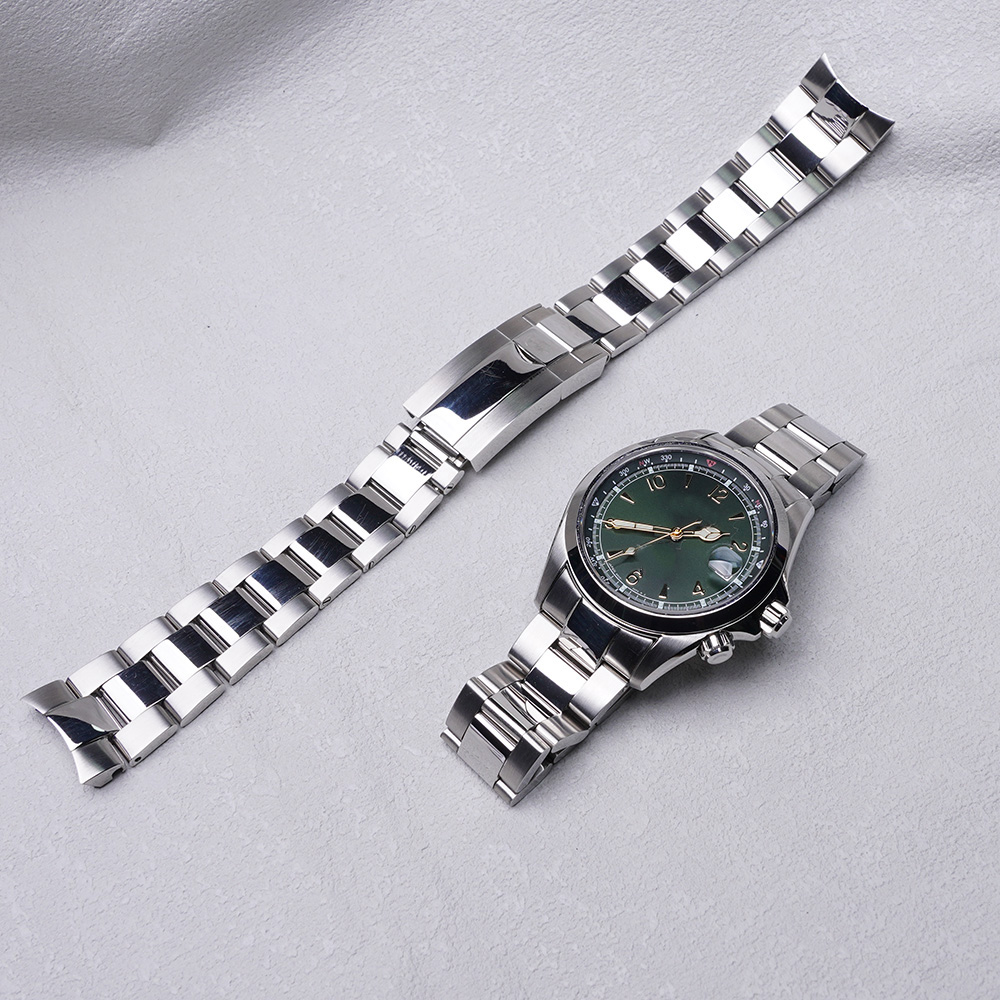 Seiko Watch Prospex - حزام ساعة من الفولاذ الصلب المصقول