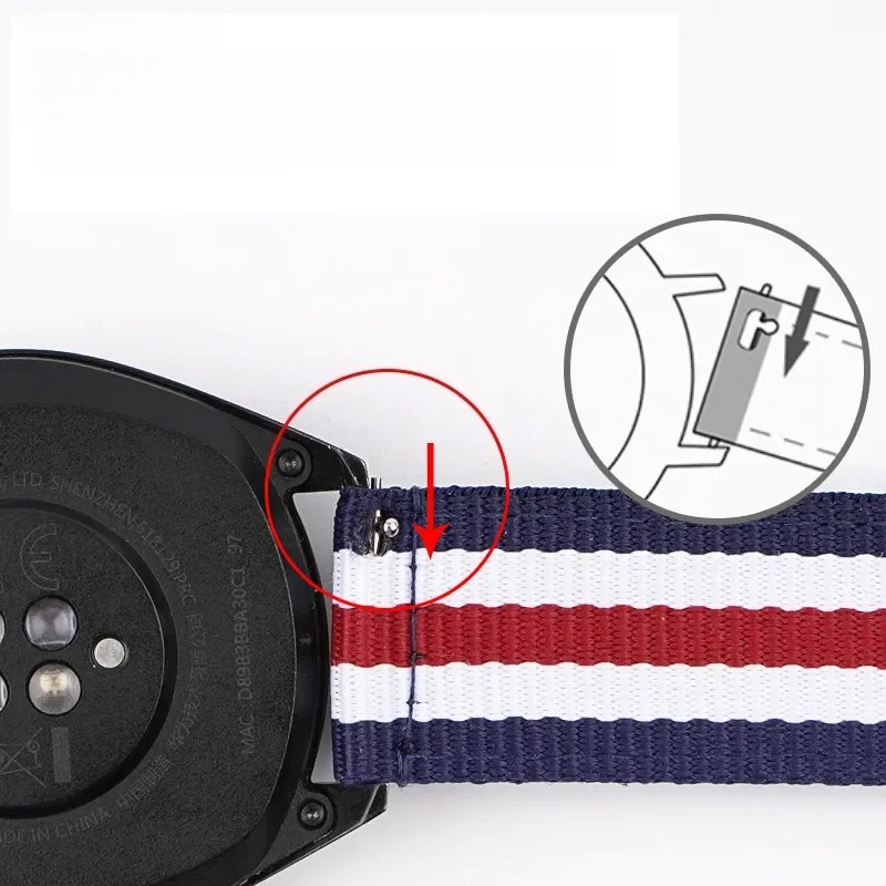حزام ساعة نايلون 20 مم 22 مم س - مراجعة Canvas Strap Watch وسعره