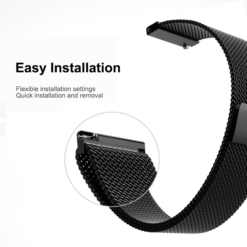 حزام معدني لساعة سامسونج جالاك - مراجعة Milanese Loop Magnetic وسعره