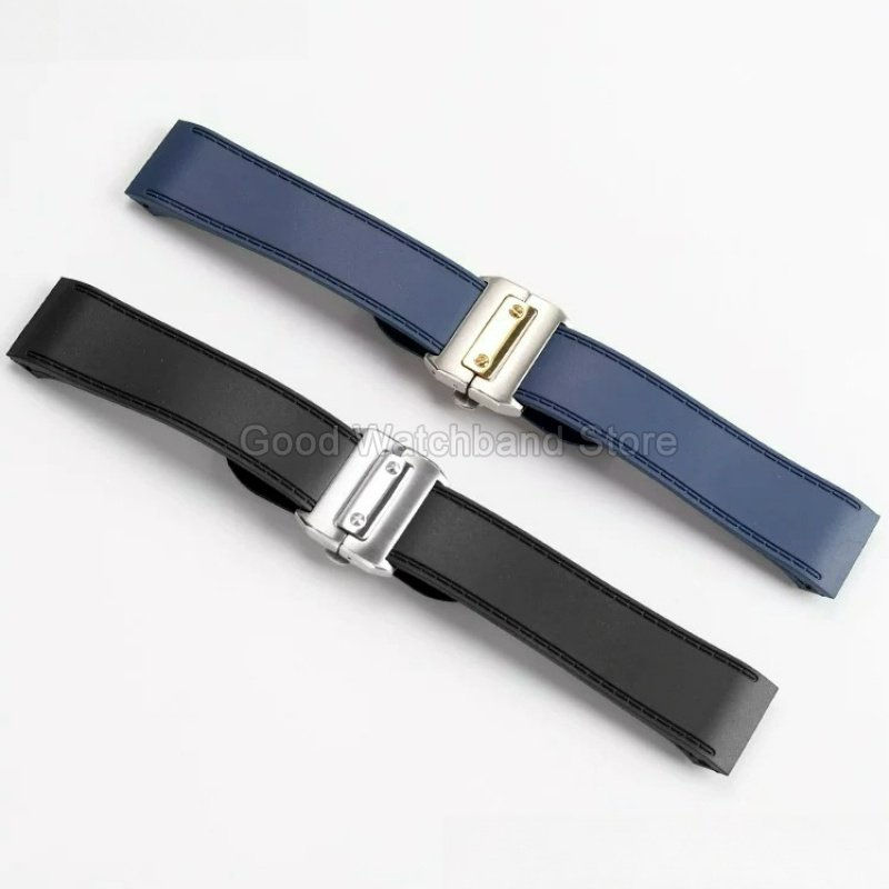 حزام ساعة مطاطي عالي الجودة با - مراجعة Cartier Watch Santos وسعره