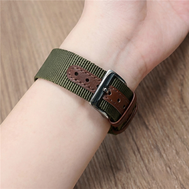 حزام ساعة من النايلون المضلع م - مراجعة Canvas Strap Watch وسعره