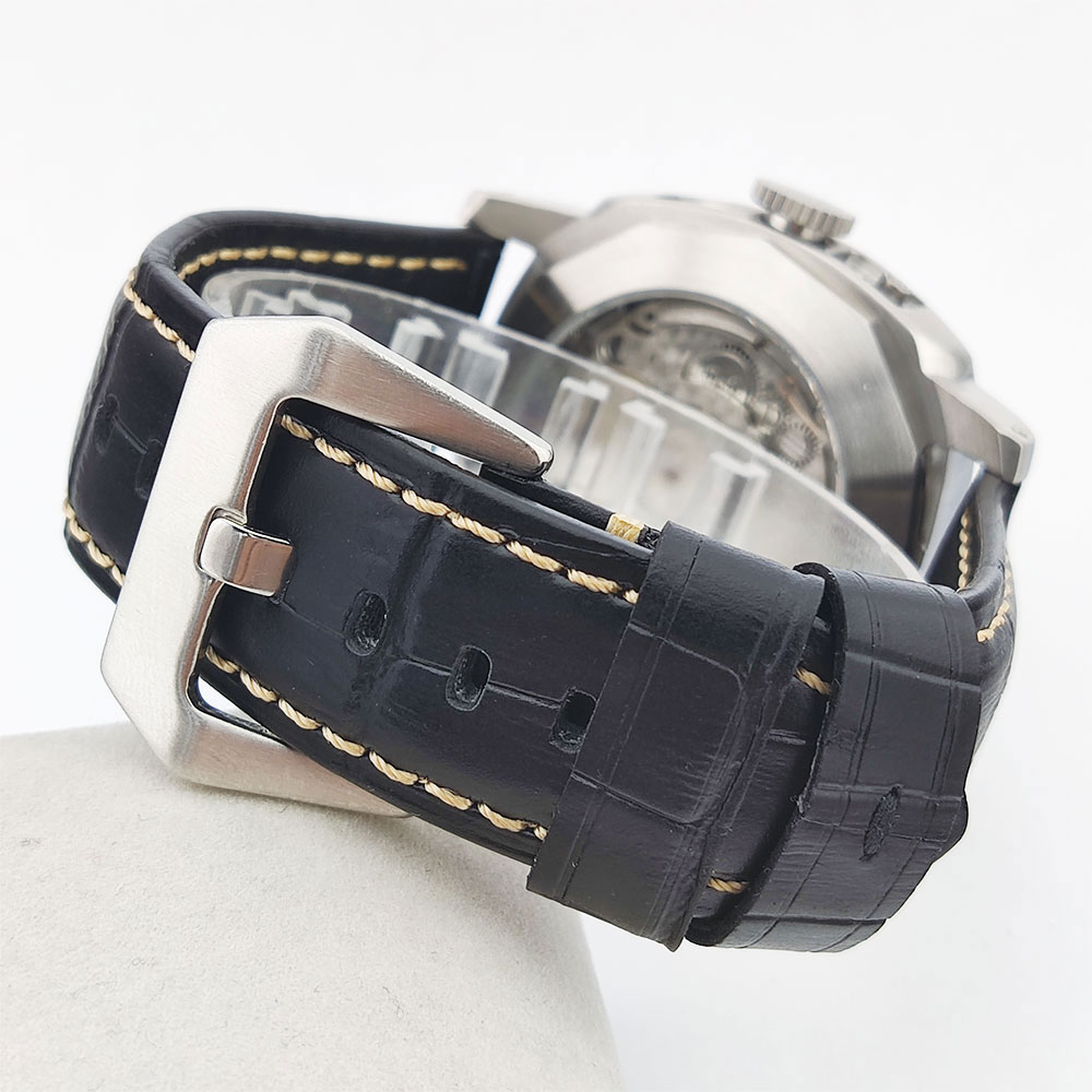 ساعة رجالية 44 ملم بحركة سيجل  - مراجعة Stainless Bracelet Diver وسعره