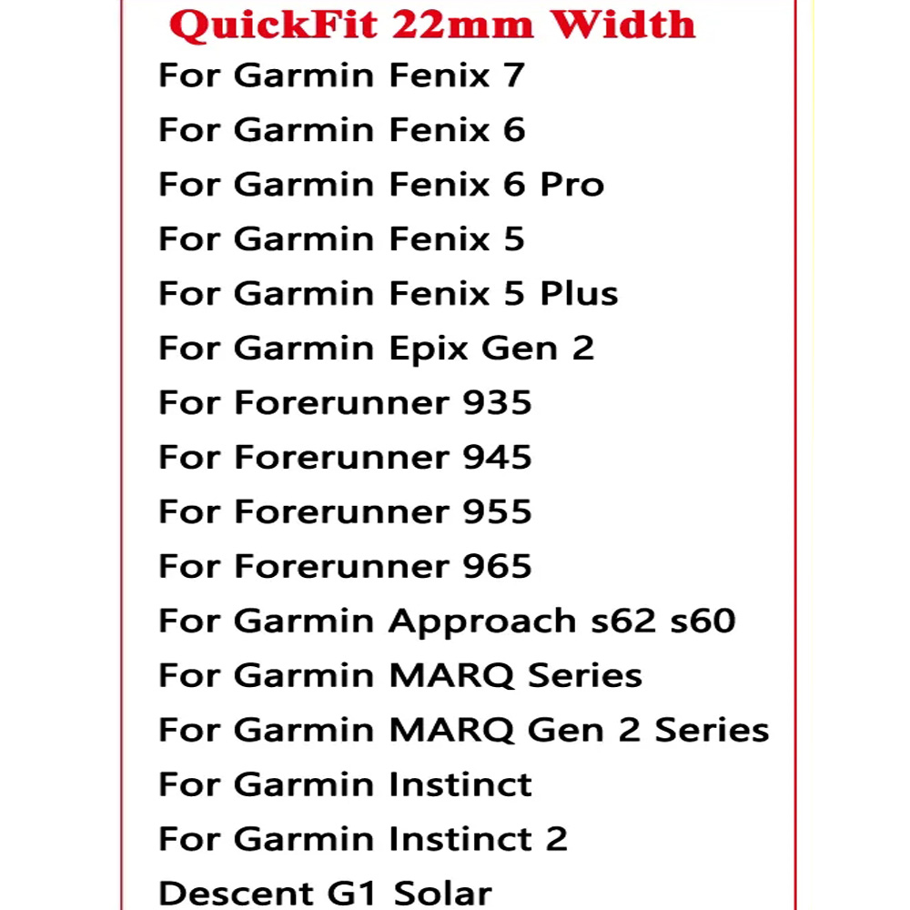 سوار ساعة سيليكون لساعة Garmin - مراجعة Silicone Watch Band 22Mm وسعره