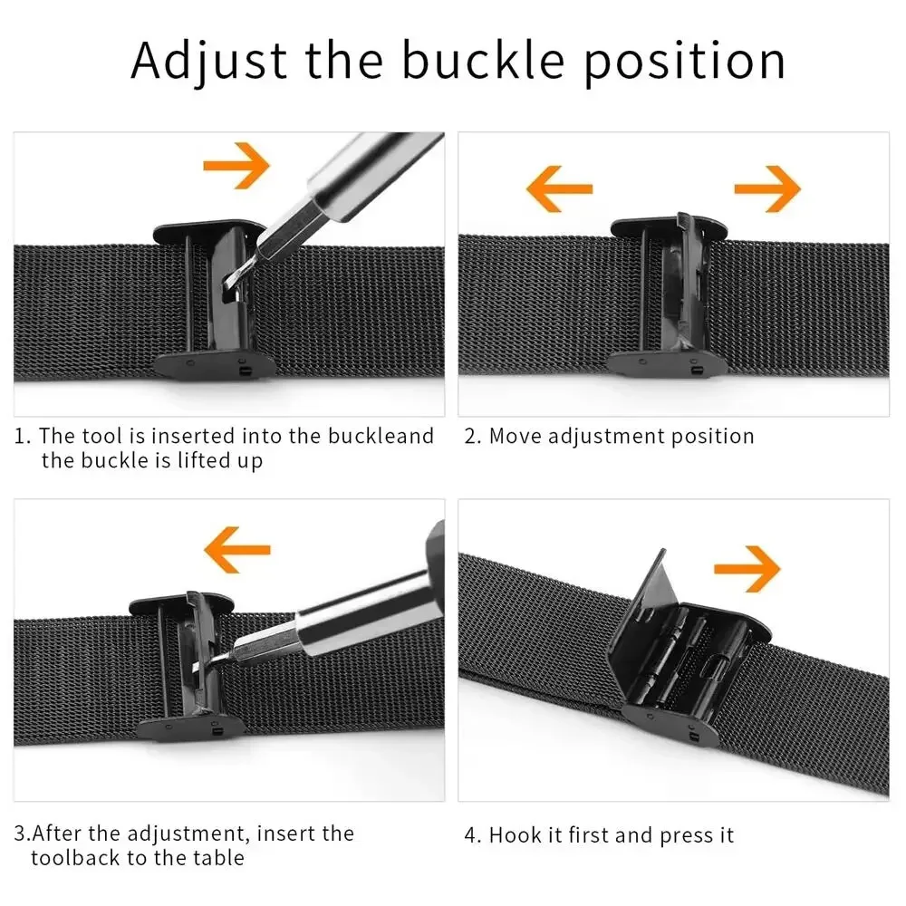 أربطة معدنية لساعة Honor Watch - مراجعة Mesh Strap Metal وسعره