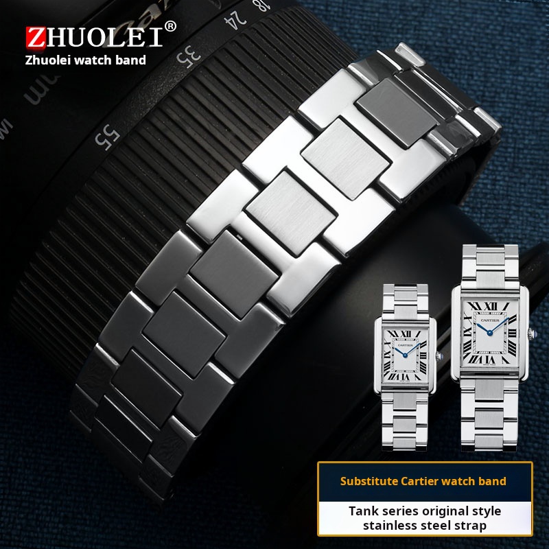 ساعة مقاومة للماء من الفولاذ ا - مراجعة Cartier Watch Tank وسعره