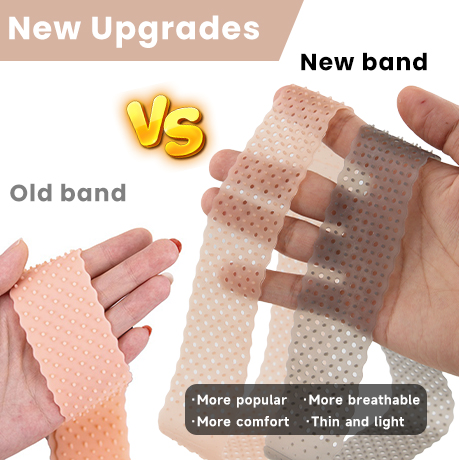 جديد تنفس شعر مستعار قبضة الفر - مراجعة Silicone Band Women وسعره