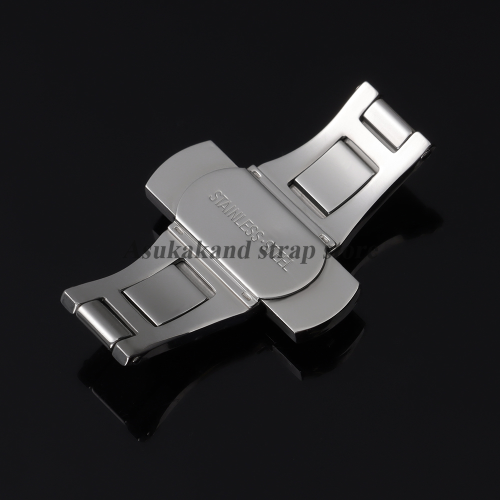 مشبك ساعة معدني من الفولاذ الم - مراجعة Butterfly Clasp Deployant وسعره