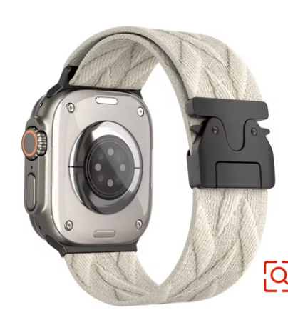 أحزمة نايلون لساعة أبل ووتش أل - مراجعة Parachute Strap Elastic وسعره