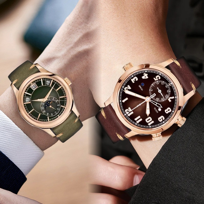 حزام ساعة من الجلد الطبيعي لسا - مراجعة Patek Philippe Watch Calatrava وسعره