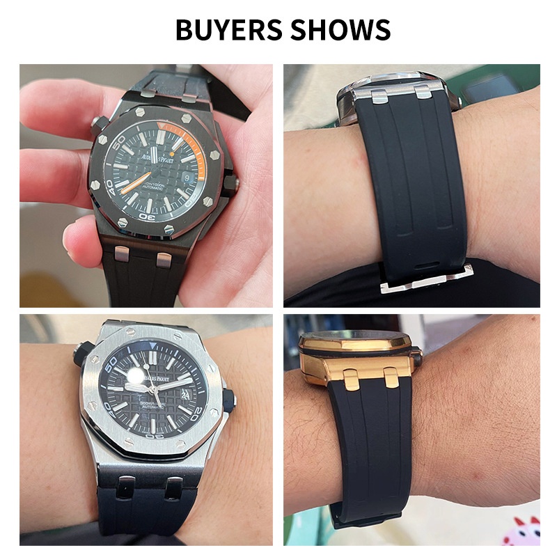 حزام ساعة من السيليكون المطاطي - مراجعة Audemars Piguet Watch Royal Oak Offshore وسعره