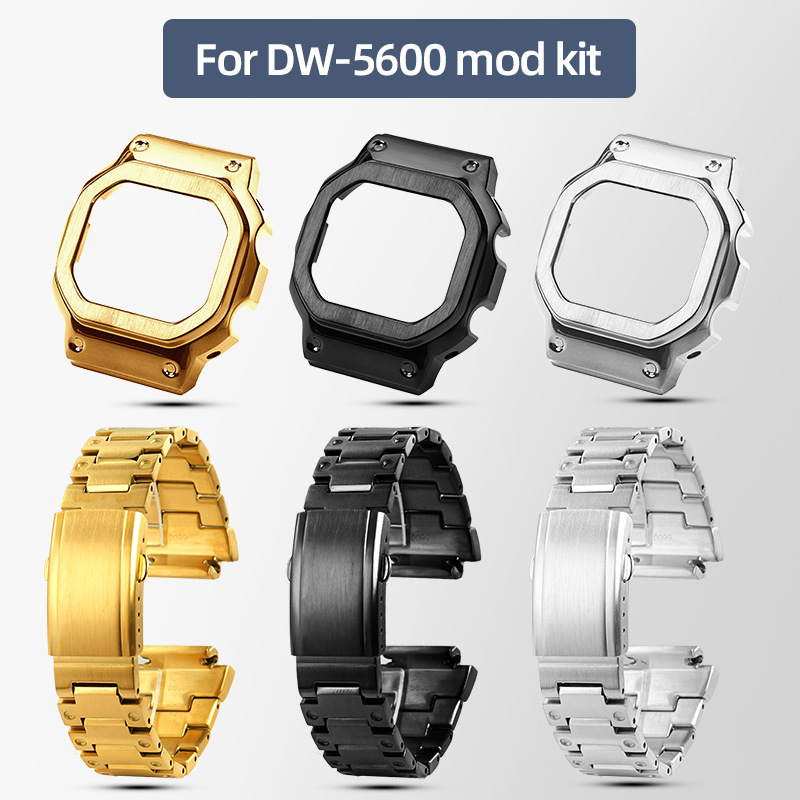 ساعة معدنية حزام طقم عصري ل كا - مراجعة Casio Watch G-Shock Dw-5600 وسعره