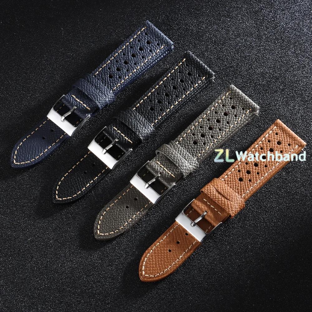 أحزمة ساعة جلد طبيعي عتيقة قاب - مراجعة Leather Strap Quick Release وسعره