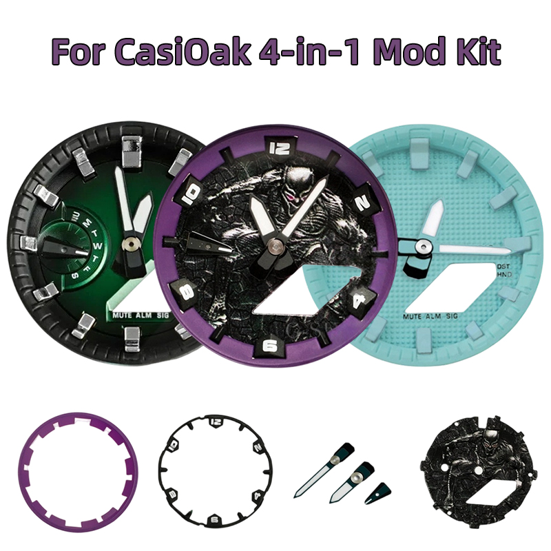 طقم تعديل CasiOak 4 في 1 لساعة - مراجعة Casio Watch G-Shock Ga-2100 وسعره