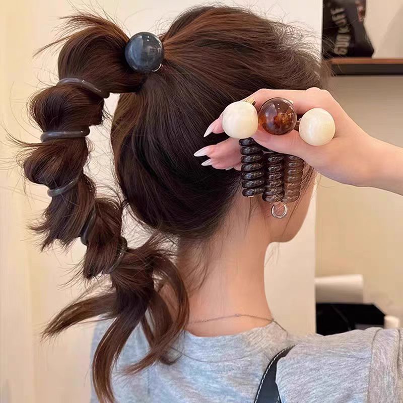 ربطة شعر مطاطية مستقيمة بتصميم - مراجعة Silicone Band Women وسعره