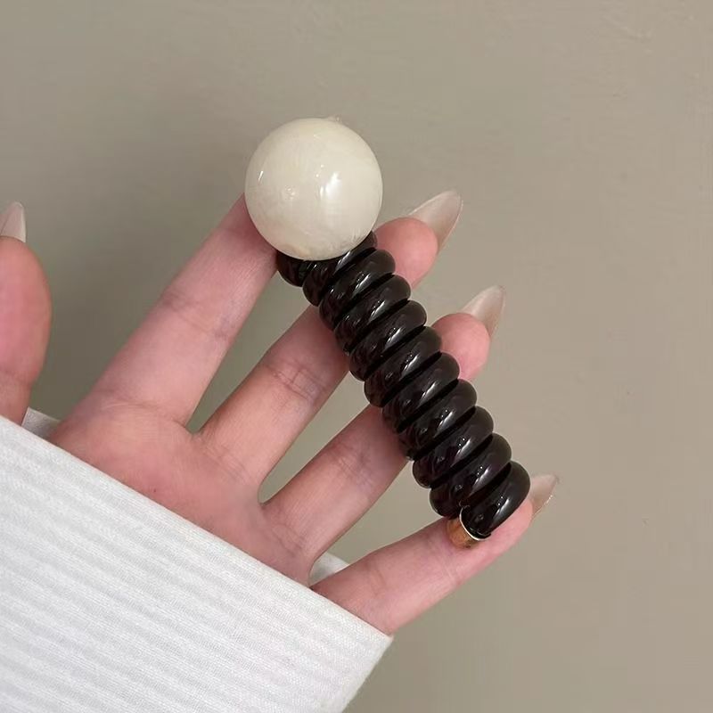 ربطة شعر مطاطية مستقيمة بتصميم - مراجعة Silicone Band Women وسعره