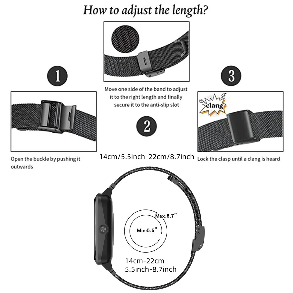 أربطة معدنية لسوار CMF Watch P - مراجعة Mesh Strap Metal وسعره