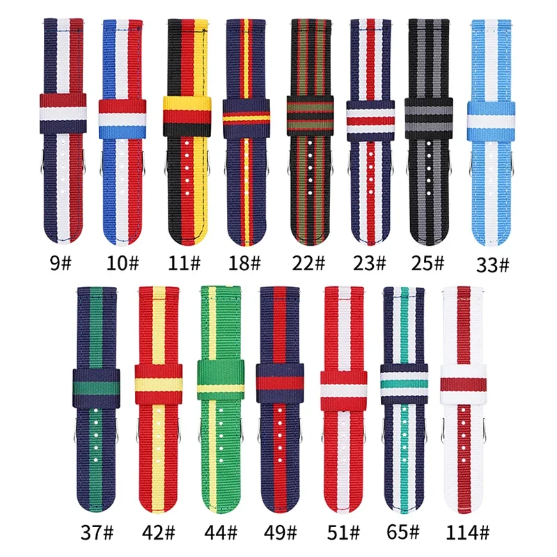 20 مللي متر 22 مللي متر المنسو - مراجعة Canvas Strap Watch وسعره