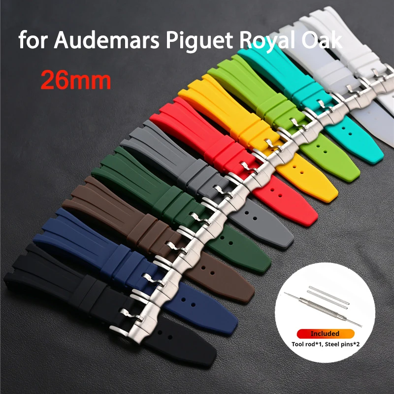 حزام مطاطي 26 ملم لساعة أوديما - مراجعة Audemars Piguet Watch Royal Oak Offshore وسعره