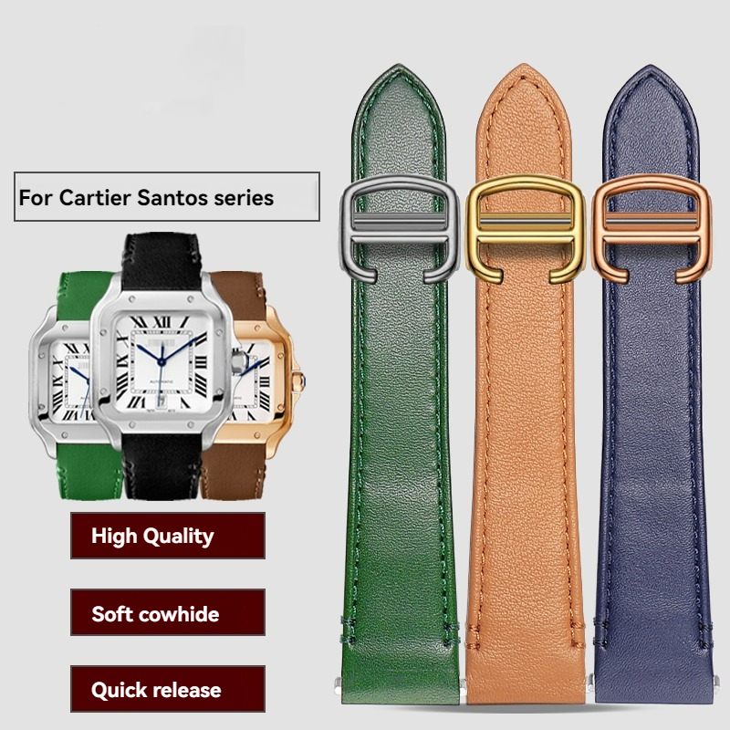 19 مللي متر 21 مللي متر حزام ا - مراجعة Cartier Watch Santos وسعره