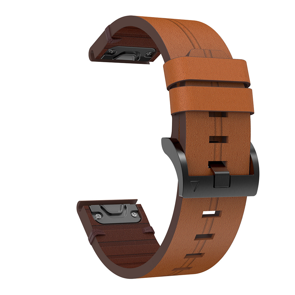 جلد طبيعي QuickFit 26 مللي متر - مراجعة Leather Strap Quick Release وسعره