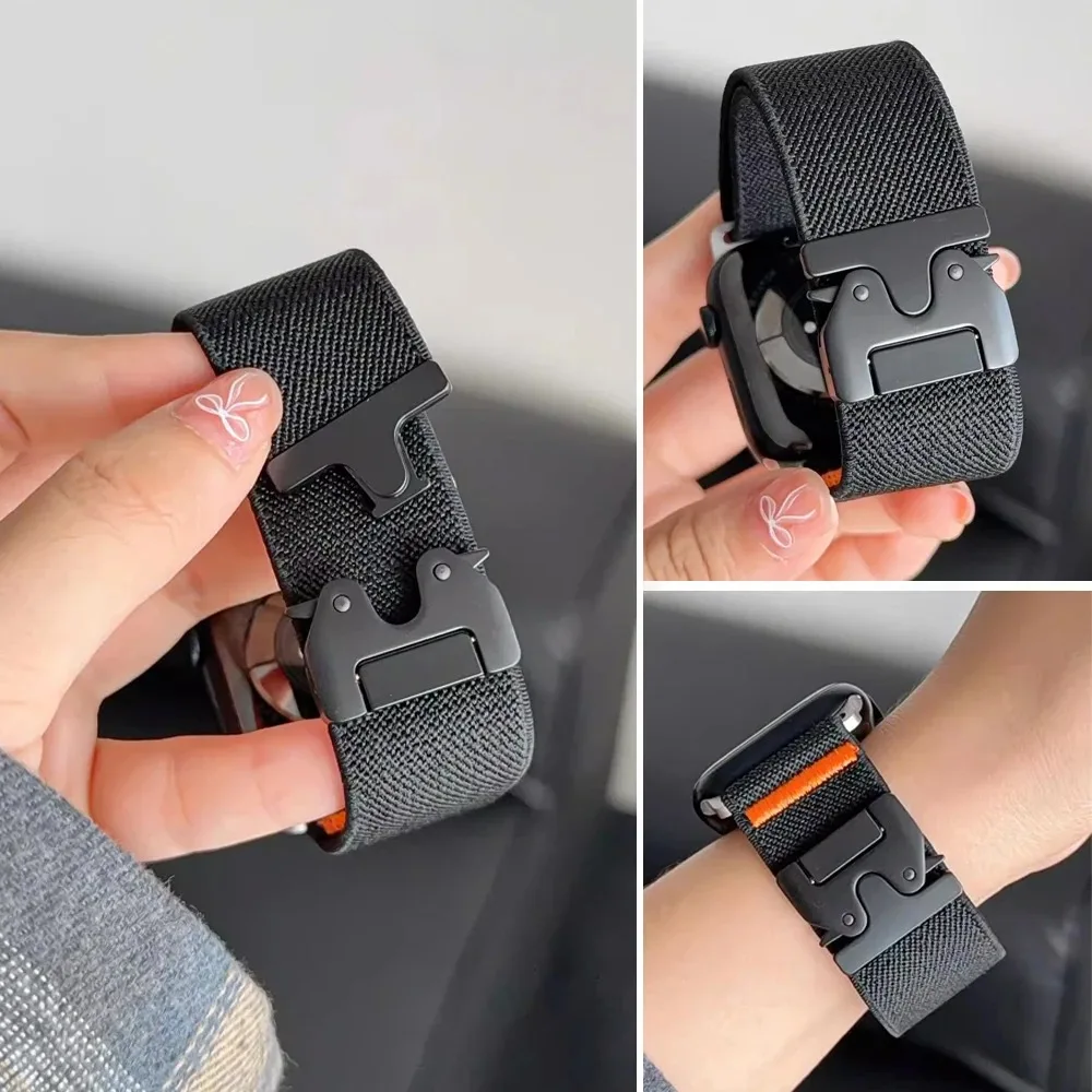 جديد المظلة حزام ل أبل الترا 3 - مراجعة Parachute Strap Elastic وسعره
